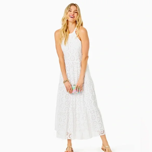 Lilly Pulitzer Beccalyn Eyelet Maxi Dress - Picture 5 of 6